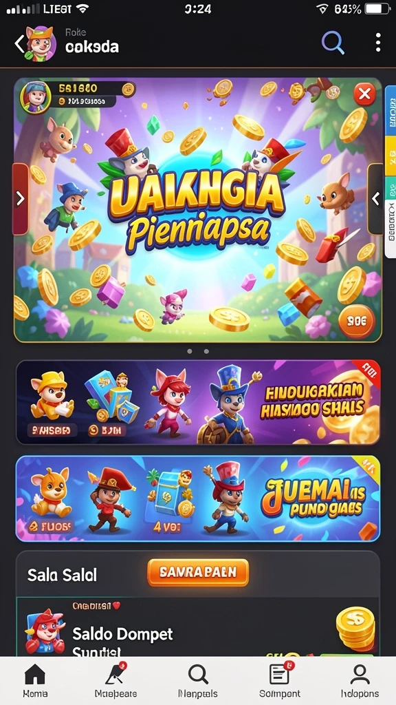 apigacor88 - Screenshot menampilkan bonus yang dapat diperoleh pengguna saat bermain.