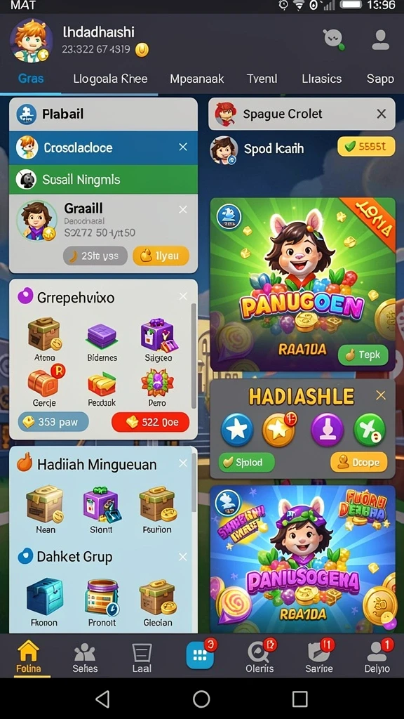cadas138 - Screenshot menunjukkan mode multiplayer dengan pemain lain yang bersaing.