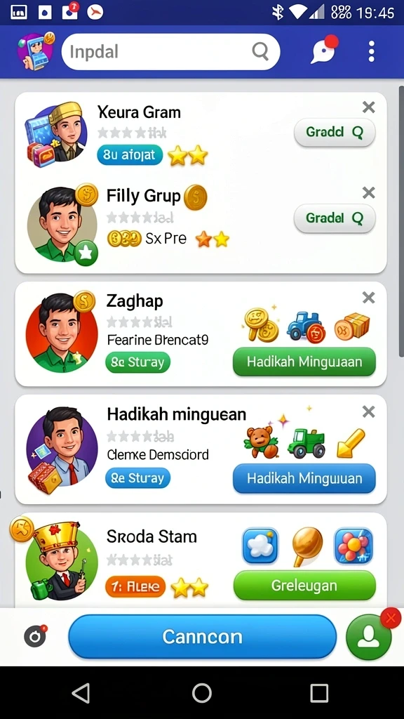 d73 - Tampilan awal yang menarik dan informatif.