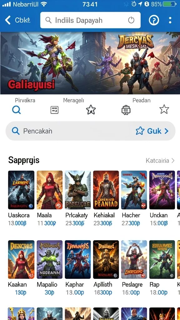 lucubet - Tampilan utama LUCUBET yang menarik dan user-friendly.