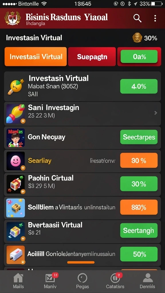 topi189 - Tangkapan layar menampilkan salah satu level penuh aksi dalam game.